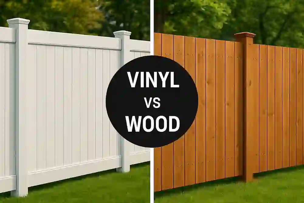 vinyl vs wood fencing